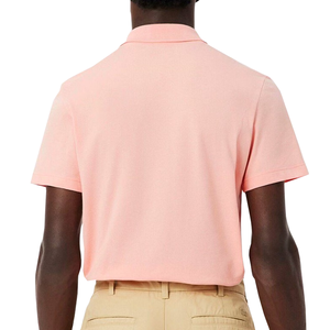 Polo pour homme à manches courtes en coton 100% de couleur unie, t-shirt pour homme de haute qualité - Product Image 3