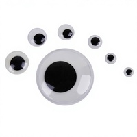 Vente en gros de gros yeux mobiles en PVC pour poupées en peluche kawaii, yeux ronds 3D géants pour la fabrication artisanale DIY