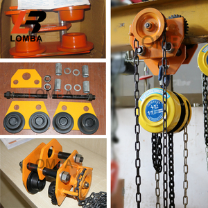 Four-Wheeled Geared Beam Trolley <strong>Manual</strong> Lifting <strong>Hoist</strong> with Convenient Wheels - Product Image 6