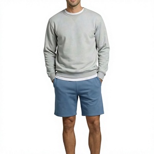 Shorts de sport pour homme en coton molletonné, coupe confortable, idéals pour le sport et la salle de sport. - Product Image 4
