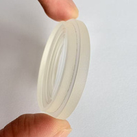 BK7 Optical Step Plano Convex Lens With 38Mm Outer Diameter 33Mm Inner Diameter 6Mm Edge Thickness for Measuring Instrument