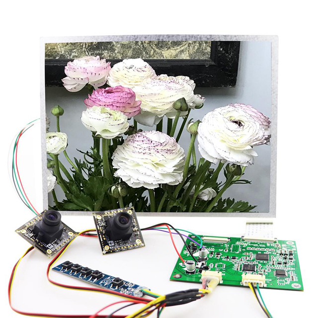 10.1 Inch IPS LCD Display Module with TF Card Recording and 25 Percent Digital Zoom Support AHD CVBS USB Multi Interface Input
