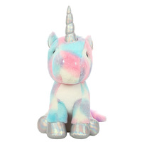 Grosir Pabrik Boneka Unicorn Lucu Warna Pastel Kawaii dengan Kain Beludru Elastis dan Isian Kapas PP untuk Anak-anak dan Dewasa