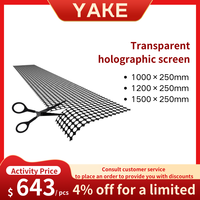 Affichage LED transparent Rideau en verre Fenêtre Écran publicitaire Flexible Couleur Pantalla LED Voir à travers pour centre commercial
