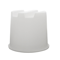 Pelle hydraulique manuelle pour chariot élévateur à fourche, godet en plastique de qualité alimentaire, acide, alcalin, tendon épaissi, tambours de fermentation ouverts