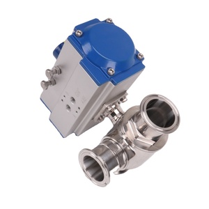 <span class=keywords><strong>Vanne</strong></span> à boisseau sphérique en acier inoxydable duplex pour services pétroliers et gaziers, 3 pièces, à commande pneumatique <span class=keywords><strong>double</strong></span> action, <span class=keywords><strong>double</strong></span> union - Product Image 2
