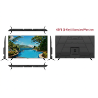 Téléviseur intelligent 4K UHD 65 pouces Quantum Dot LED Android WiFi Bluetooth HDMI USB HDR large gamme de couleurs