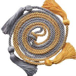 Cordons doubles couleur or/argent simples Cordons d'honneur de graduation de couleur unie Cordons de graduation - Product Image 1