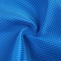 Tissu Oxford en polyester 100 % résistant aux déchirures, à trois lignes de carreaux, tissage uni durable pour sacs et bagages (OEM)
