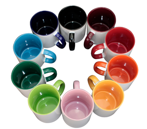 Personalized 11oz Inner Rim Color Photo Sublimation <strong>Ceramic</strong> Coffee <strong>Mug</strong> - Product Image 3
