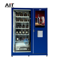 Distributeur automatique de vin grande capacité AIT avec écran tactile 22 pouces, refroidissement par compresseur, service 24h/24, déplacement latéral sur axe XY