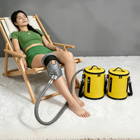 Appareil de cryothérapie, sac de glace pour genou, dispositif de compression froide post-chirurgical, seau isolé en PVC étanche pour stockage d'urgence