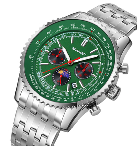 Skmei 9348 Montre-bracelet analogique à quartz de luxe pour hommes, montre étanche à cadran avec date automatique, personnalisée en gros - Product Image 5