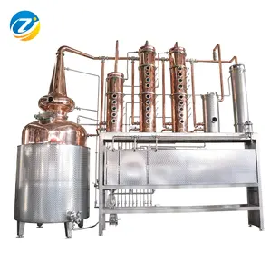 ZJ 5000 litri gin distillery equipment distillatore di alcol rum macchina per la produzione di vino in vendita colonna di distillazione della vodka still