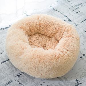 Gran oferta de lujo, camas grandes y esponjosas para perros y gatos, no desmontables, felpa suave, colorido, lavable, piel sintética, patrón sólido, venta al por mayor - Product Image 5