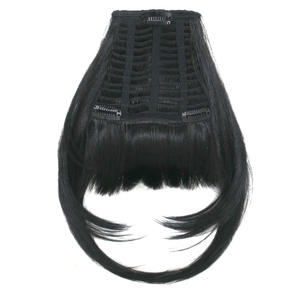 Queue de cheval <span class=keywords><strong>avec</strong></span> <span class=keywords><strong>frange</strong></span>, cheveux longs de 30 pouces, Fiber synthétique, résiste aux hautes températures, cordon de serrage, nouveauté - Product Image 4