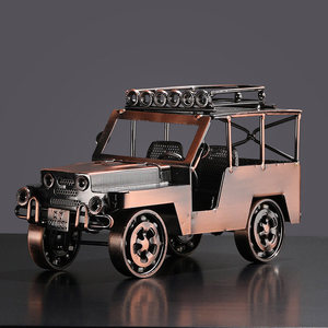 Modèle de moto et de voiture rétro nostalgique fait main, décoration de bureau à domicile, ornements pour cave à vin et bibliothèque, cadeau quotidien, Mainland TY-MX Retr - Product Image 5