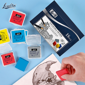 Loseiltin18 pièces/boîte Art gomme doux collant croquis pétrissable gomme Flexible gomme gomme - Product Image 4