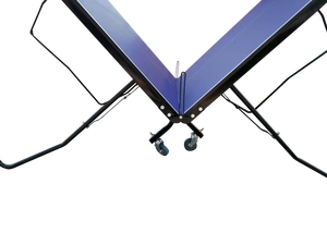 IUNNDS Mesa de Ping Pong Plegable Portátil Moderna del Sudeste Asiático, Mini Mesa de Tenis de Mesa para Niños, Juego de Red Interior, MDF - Product Image 2