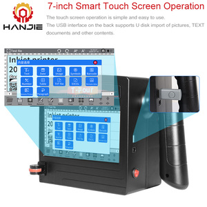 Handheld 10cm Großformat-Tinten strahl drucker für Karton Wandtext Logo Tij Druck datum Chargen nummer Codier maschine - Product Image 4