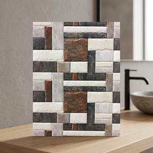 Carreaux muraux en céramique extérieure gaufrée 300x600mm 30x60cm 12x24 coloré anti-dérapant mosaïque élévation porcelaine émaillée approvisionnement d'usine - Product Image 6