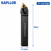 Porte-outil de tournage cylindrique externe KAPLLOR 75 degrés MTBNR2020K16, fonction de serrage pour tour CNC carré