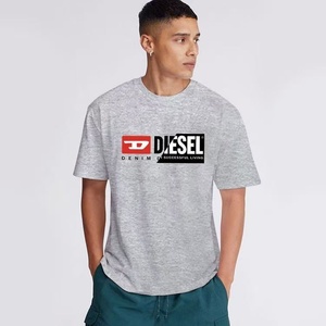 Camiseta de Verano para Hombre, 100% Algodón, Absorbente de Sudor, con Estampado de Letras Vintage, Multicolor, Moderna y a la Moda - Product Image 5