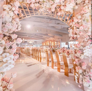 Nuevo diseño, elegantes sillas doradas, banquetes de boda, eventos, sillas de comedor, restaurante, café, sillas de lujo - Product Image 3