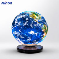 Écran sphérique LED personnalisé P1.2 P1.8 P2 P2.5, écran vidéo LED en forme de globe, sphère LED géante, écran sphérique LED