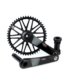 <span class=keywords><strong>Pédalier</strong></span> de <span class=keywords><strong>vélo</strong></span> de route RIRO, plateaux simple/double, fixation directe GXP, ultra-léger, avec capteur de puissance - Product Image 2