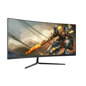 Frameless 30" Juego De Monitores Curved Screen Lcd Monitors 2K 200HZ 30 Inch Computer Gaming Monitor
