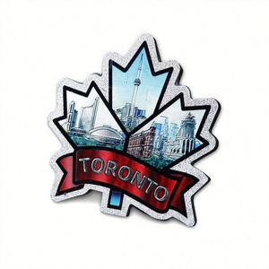 High Quality Supplier Wholesale Custom Gift Souvenir Canada Toronto Fridge Magnets Picture Maple <b>Leafs</b> - Product Image 1