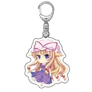 Anime <span class=keywords><strong>Touhou</strong></span> Project llavero Hakurei Reimu Kirisame Marisa Flandre Scarlet Remiria Sukareto acrílico llavero colgante joyería - Product Image 4