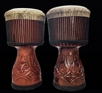 Djembé universel en peau de chèvre, percussion professionnelle, tambour à main, approvisionnement en vrac, tambours africains