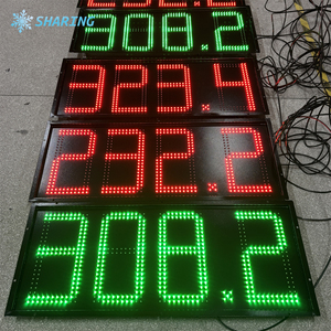 Affiche numérique magnétique à LED <span class=keywords><strong>pour</strong></span> affichage des prix de l'<span class=keywords><strong>essence</strong></span>, IP65, en alliage d'aluminium, ultra-mince, <span class=keywords><strong>pour</strong></span> <span class=keywords><strong>station</strong></span>-service extérieure, affichage des numéros, télécommande/application - Product Image 6