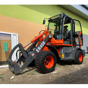 800kg Mini Articulated Wheel Loader Stage V Compact Front End Loader With Quick Hitch for Farm & Landscaping Use - Product Image 2