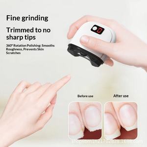 Coupe-ongles et lime électrique en acier inoxydable, outil de manucure multifonctionnel <span class=keywords><strong>anti</strong></span>-pincement pour enfants et adultes, ciseaux à ongles - Product Image 3