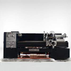最大ワークピースの長さ1000mm、スピンドル速度24〜1600 RPMのCD6260C水平ヘビーデューティメタル旋盤 - Product Image 1