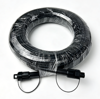 Câble de branchement FTTH extérieur pré-terminé OEM |   Connecteur étanche HW |   Longueur personnalisée 1m-300m