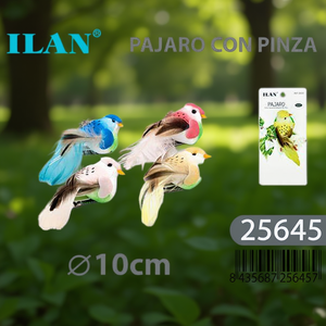 Ilan Bird With Clamp Fermaglio decorativo per capelli da 10 cm - Product Image 3