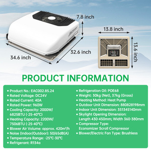 Système de climatisation de stationnement intégré chauffage et refroidissement au prix d'usine, utilisé pour les camions, les fourgonnettes, les camping-cars, etc. - Product Image 5