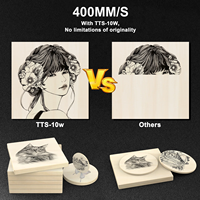 Graveur laser TWOTREES TTS-10 Pro 80W, acier inoxydable, imprimante de logo DIY, machine de gravure laser TTS-55Pro, découpe de bois CNC