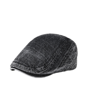 Berretto Unisex Termico Antivento Quattro Stagioni in Denim con Visiera, Stile Casual con Ricamo 3D, 100% Cotone, Multi-Pannello - Product Image 4