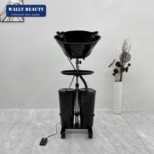 <span class=keywords><strong>Bac</strong></span> à <span class=keywords><strong>shampoing</strong></span> portable réglable en hauteur avec plateau pour le lavage des cheveux - Product Image 5