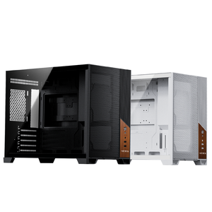 Boîtier PC Gaming en Maille upHere 400mm pour GPU, Châssis d'Ordinateur de Bureau avec Éléments en Bois, M-ATX, Double SSD/HDD, Vente en Gros, Modèle UC03 - Product Image 1