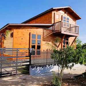 Design moderne Kitglamping personnalisé cuisine à deux étages léger hôtel maison préfabriquée en <span class=keywords><strong>bois</strong></span> autres modèles de maisons modernes - Product Image 1