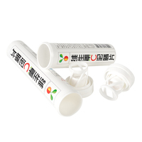 Tube en plastique PP 29*99mm pour comprimés effervescents avec dessiccant et bouchon spiralé – Vente en gros personnalisée