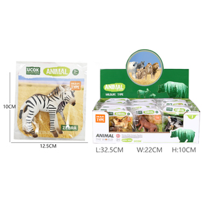 UCOK Prix d'usine 45 modèles de mini-jouets animaux sauvages peints en couleur pour cadeaux promotionnels en magasin - Product Image 2