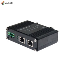 Injecteur PoE 5G 802.3at 30W Rail DIN Adaptateur d'injecteur Ethernet industriel extérieur Entrée 12~48V CC avec fonction de suralimentation