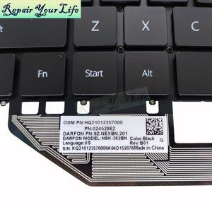 Chúng tôi ru bàn phím tiếng Nga cho <span class=keywords><strong>HuaWei</strong></span> MateBook x Pro MACH-W19 w29 w19b w19c w29bl KLV-W19 Bàn phím w29 với các phím nhẹ 9z. nexbn.201 - Product Image 5